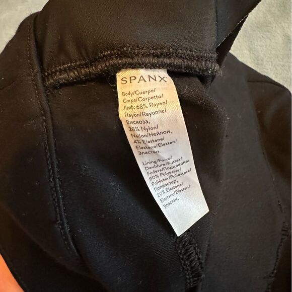 SPANX The Perfect Jegging Pant Black Pull On Size S Slimming Preppy Comfort - Picture 9 of 15